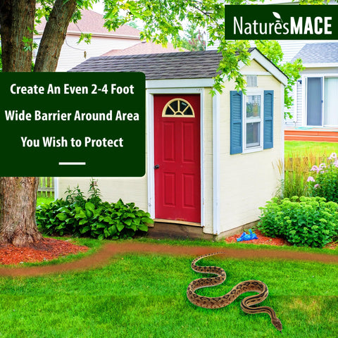 Applying Nature's MACE yard application demonstrates practical deterrence.