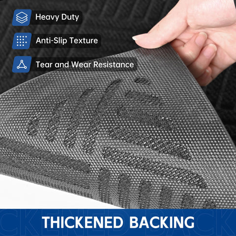 Naturei ribbed surface traps dirt and mud, protecting interiors.