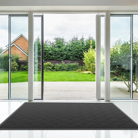Naturei easy-clean door mat that rinses clean with a hose