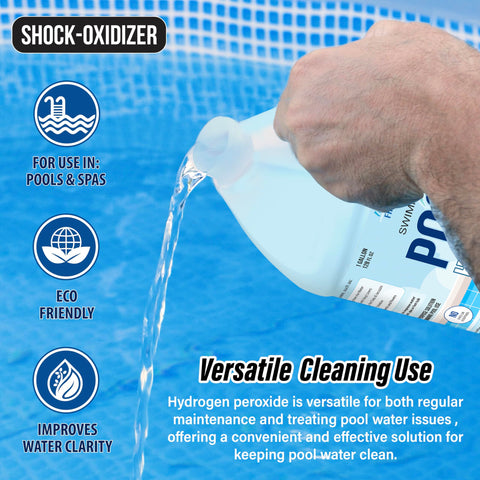 Nature's Freedom hydrogen peroxide used in spa water for non-chlorine care