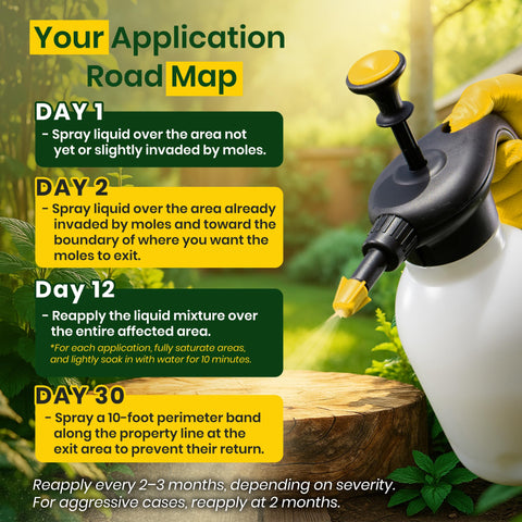 Bulb dip protection for newly planted flowers and shrubs
