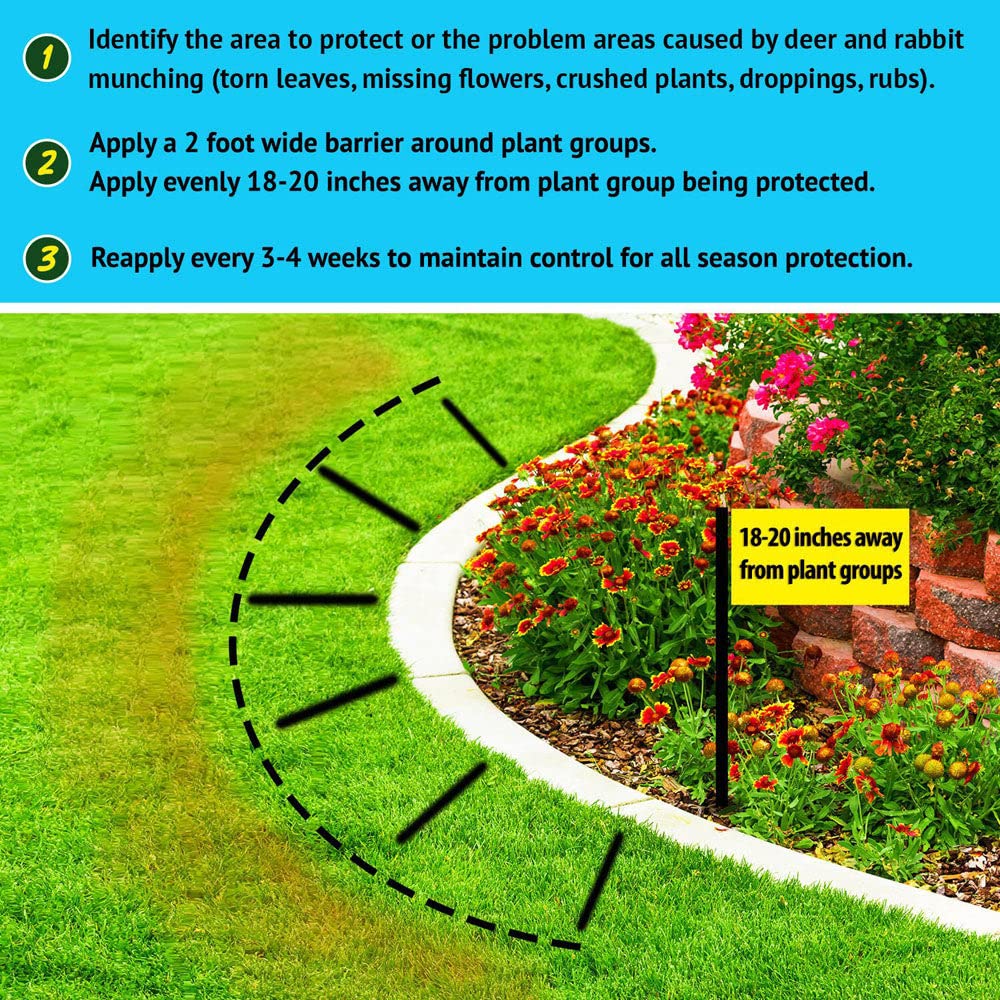 Nature's MACE Deer Repellent Strong formula supports plant growth and recovery