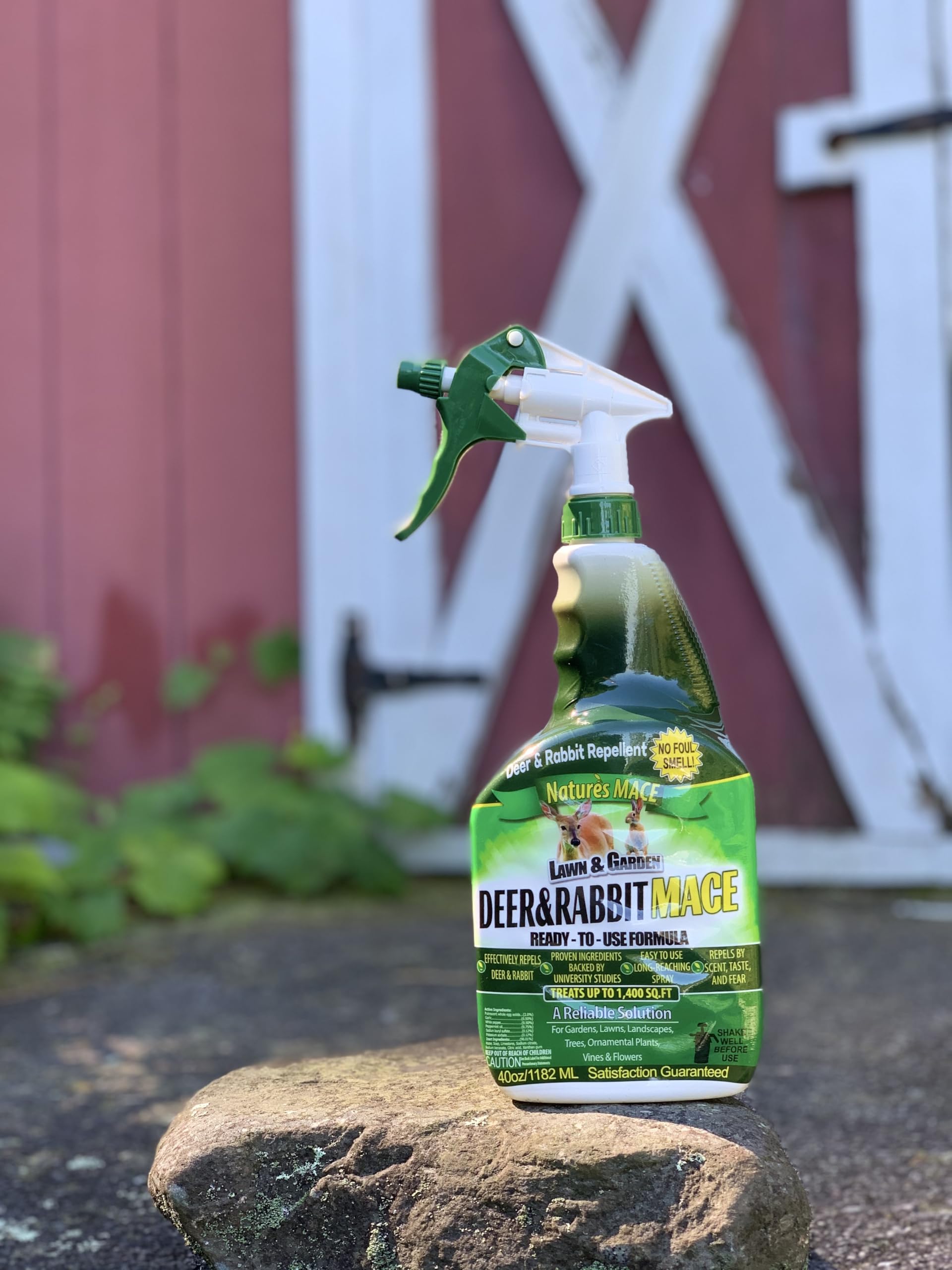 Nature's MACE rain-proof application showing durable plant protection