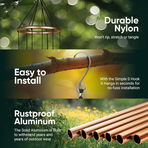 Nature's Melody Aureole outdoor décor accent for patio spaces