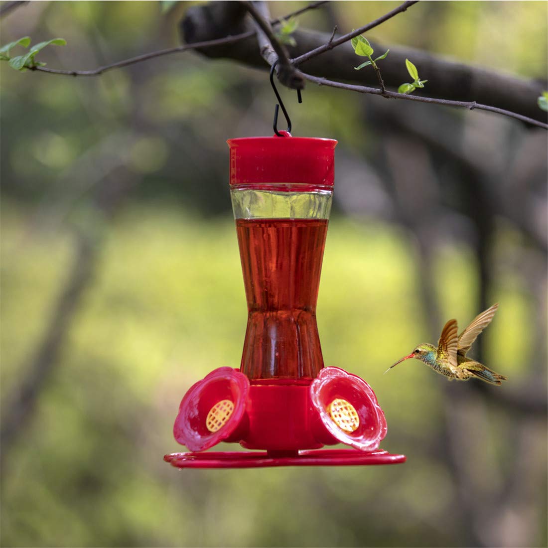 Nature's Rhythm 8oz nectar capacity supports longer visits outdoors.