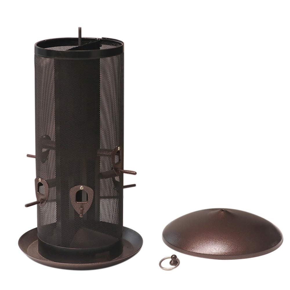 Nature's Rhythm copper-toned all-metal design withstands weather and outdoor use.
