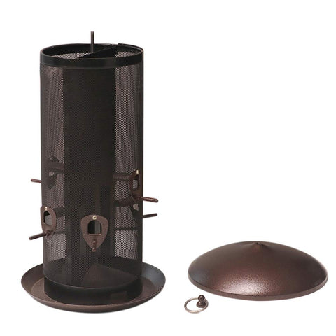 Nature's Rhythm copper-toned all-metal design withstands weather and outdoor use.