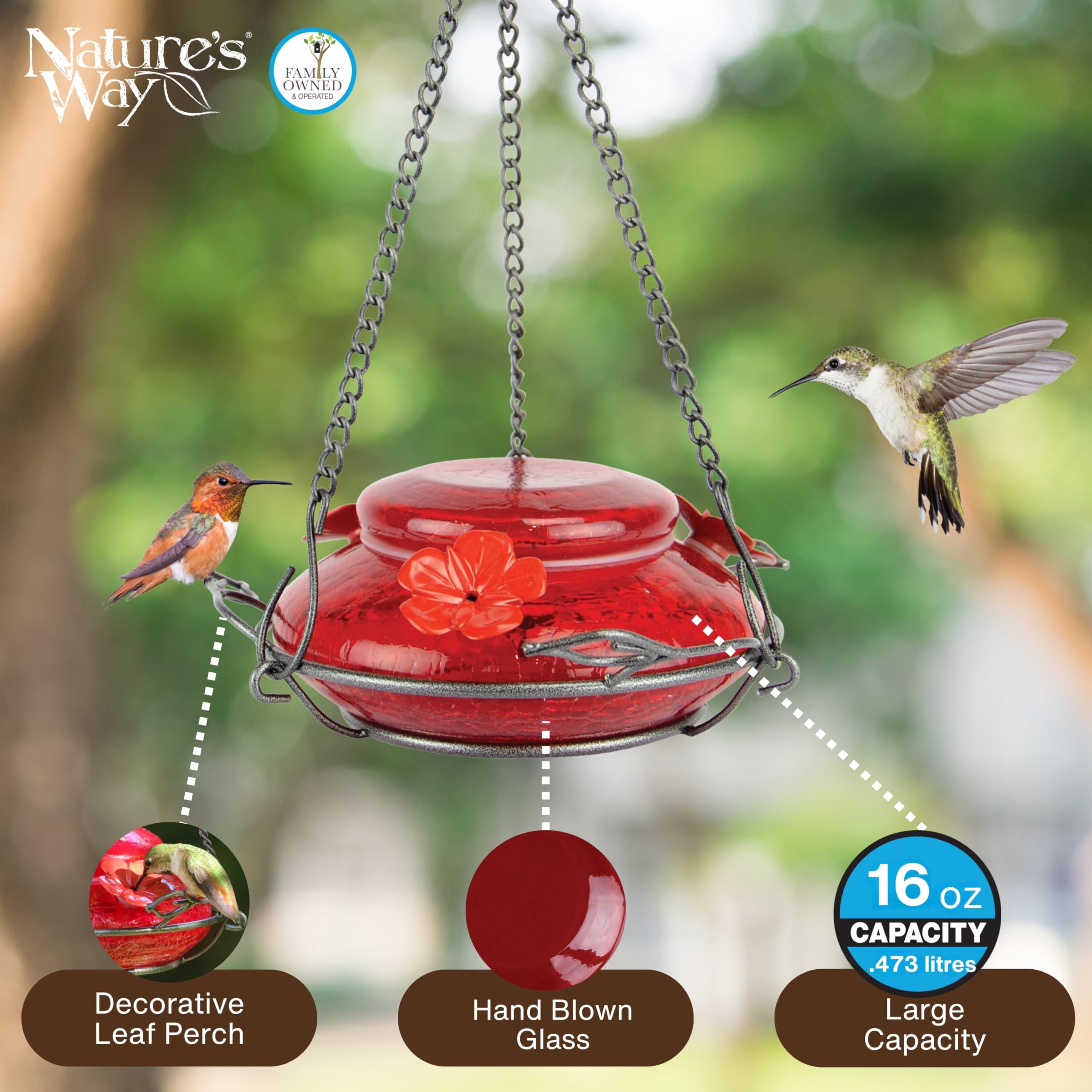 Nature's Way MHF4 dome lid with silicone gasket provides leak-free fit