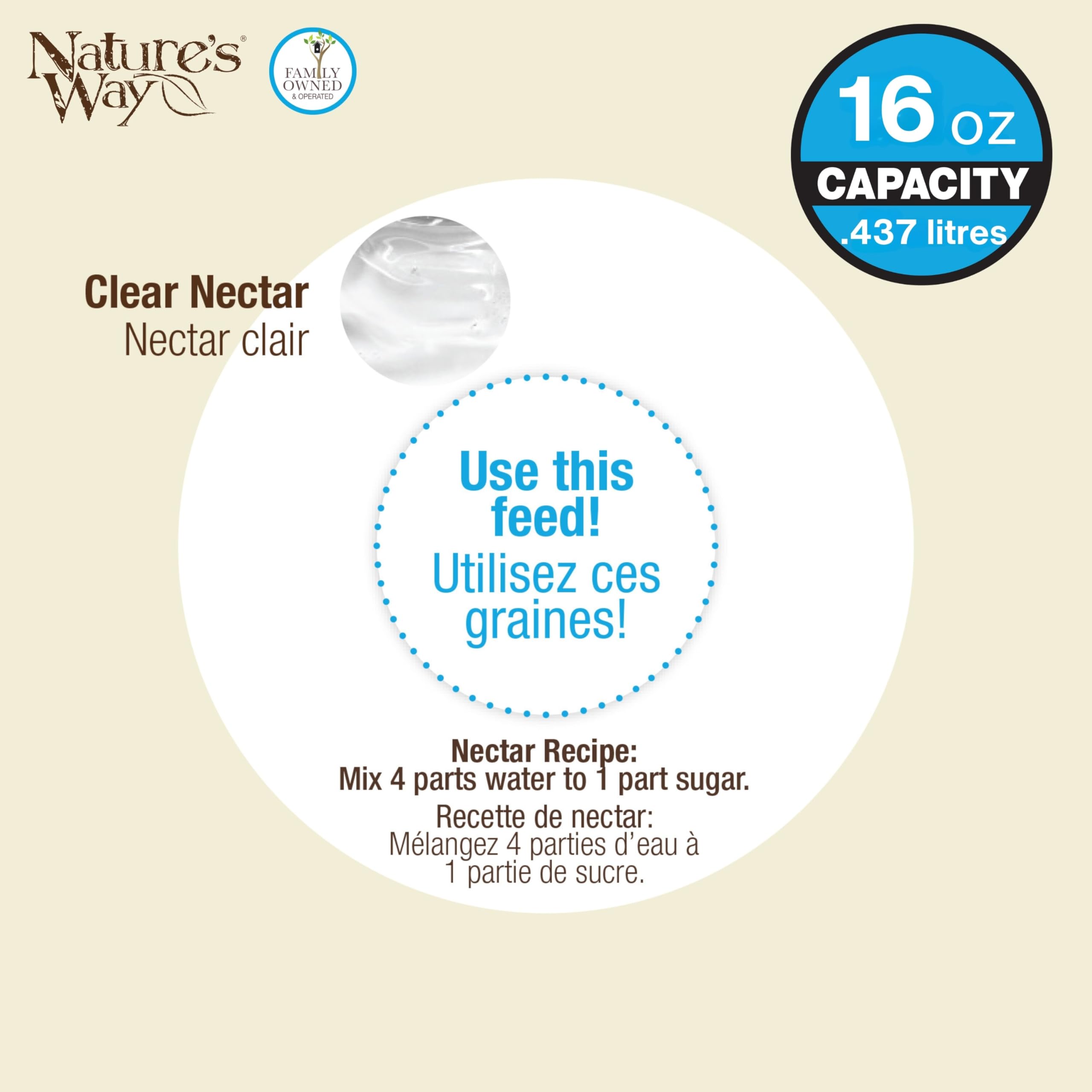 Nature's Way MHF4 top-fill design keeps refilling neat and simple