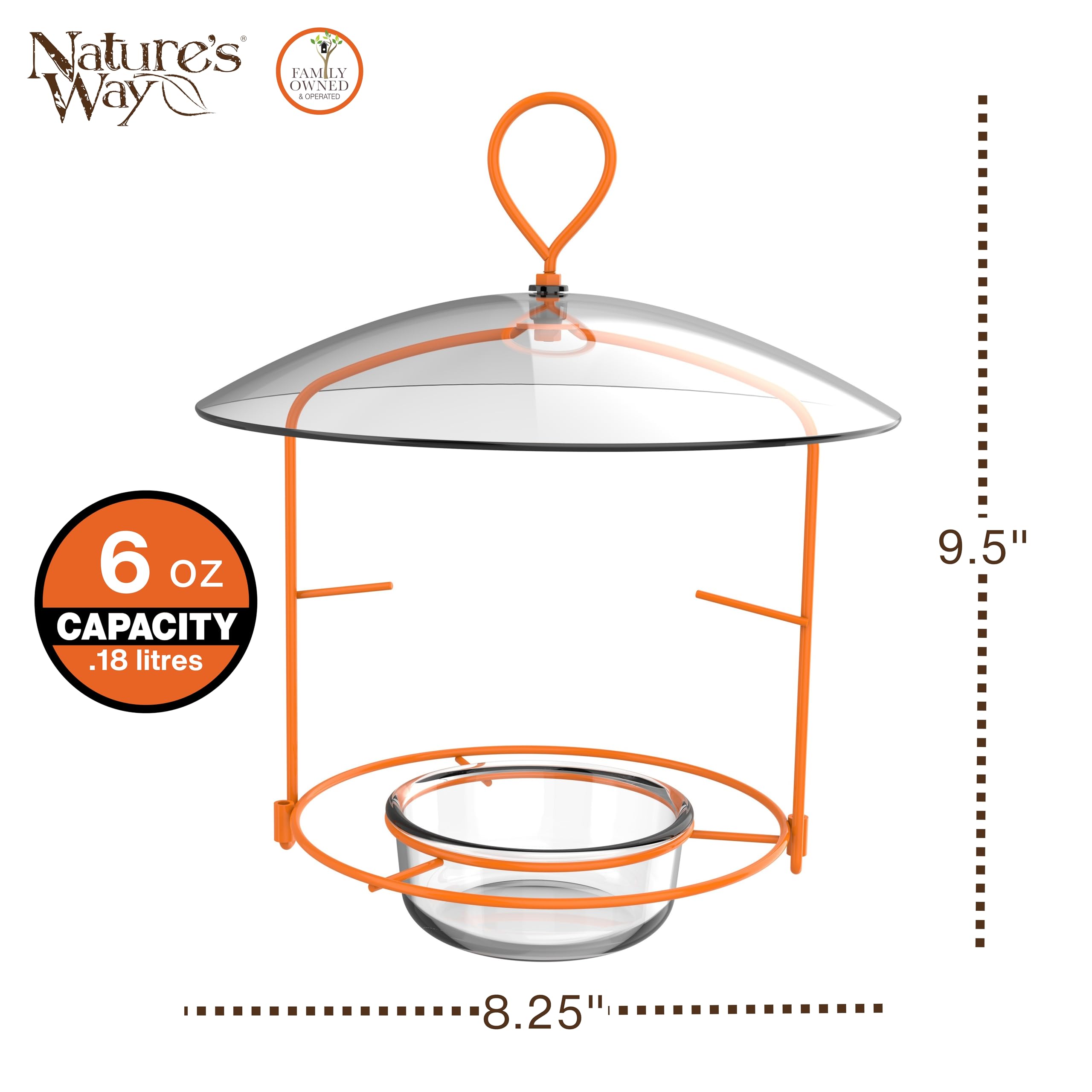 Nature's Way OFM1 feeder bee guard protects nectar from bees