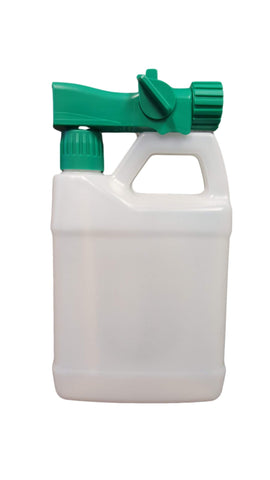 Natures Wisdom 32oz refillable clear bottle ready for concentrated mixes.