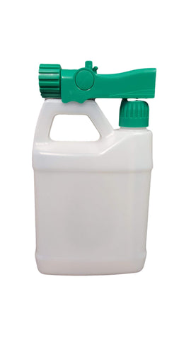 Natures Wisdom spray head showing three adjustable settings for precision spraying.