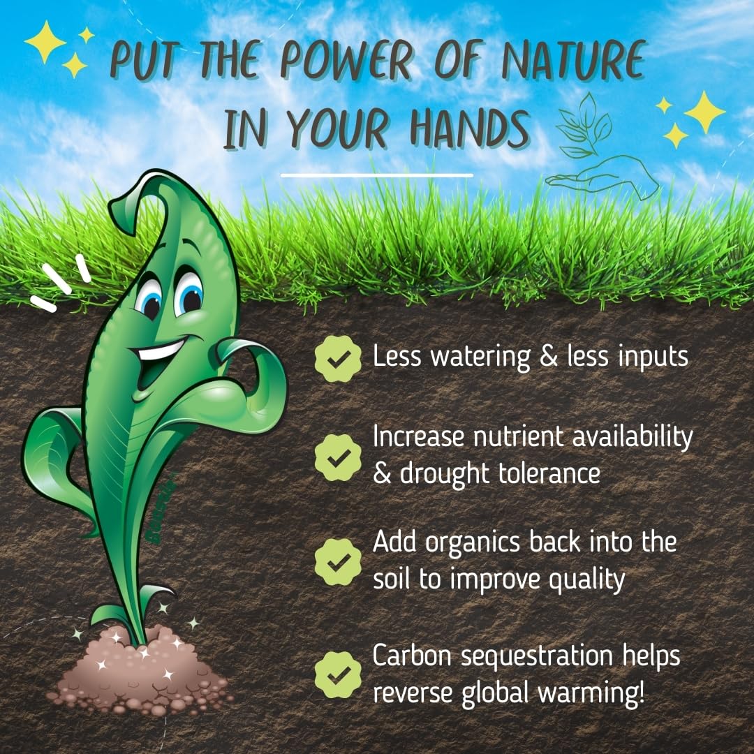 Nature's Wonder close-up shows OMRI-listed formula aiding root health.