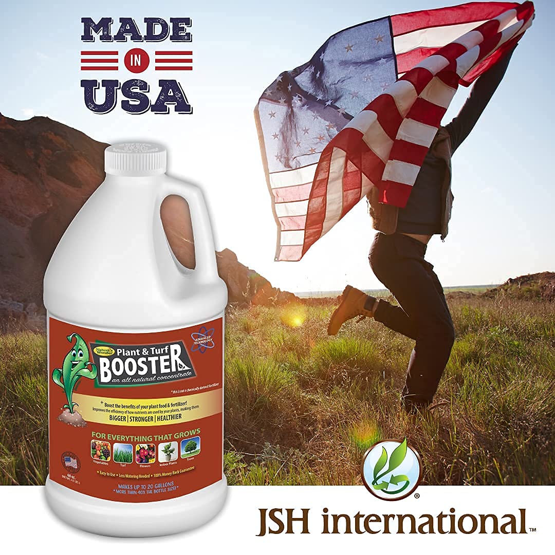 Nature's Wonder USA-made OMRI-listed formula supports sustainable gardening.
