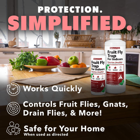 NatureStop thirty-days protection visual communicates long-lasting indoor pest control.