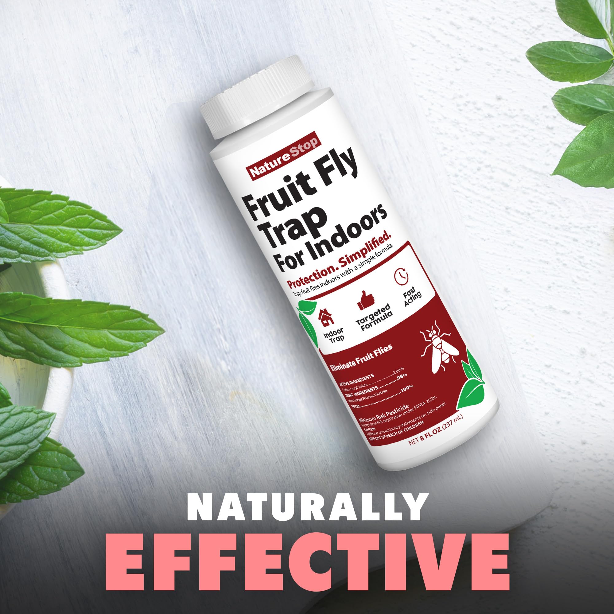 NatureStop USA-made label highlights trusted ingredients and domestic production.