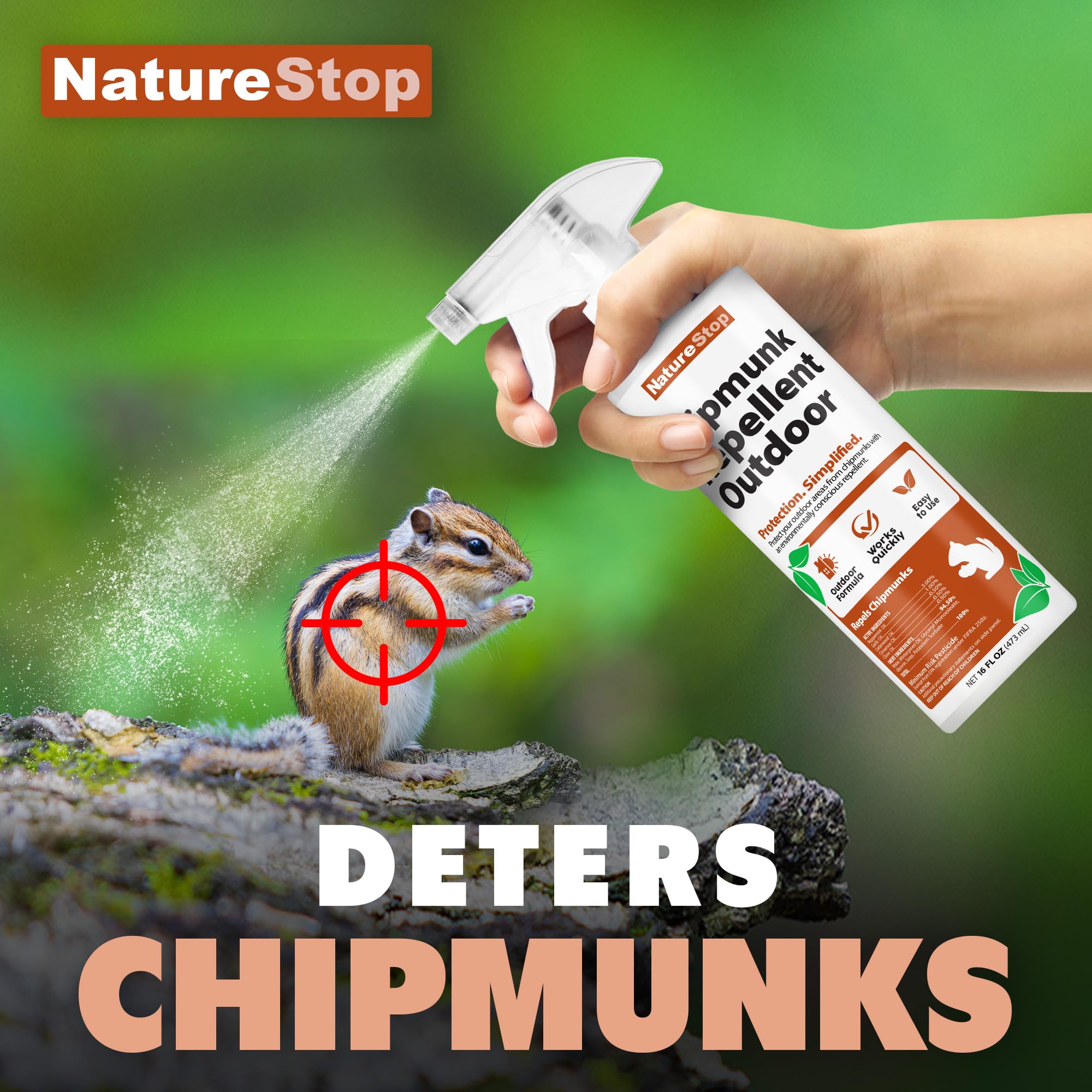 NatureStop Garden Bed Protection Spray guarding beds and bulbs from chewing