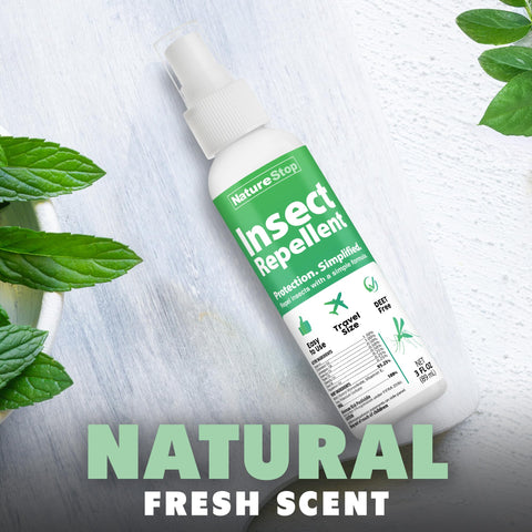 NatureStop spray near kitchen entryways helps reduce bug activity around the home.