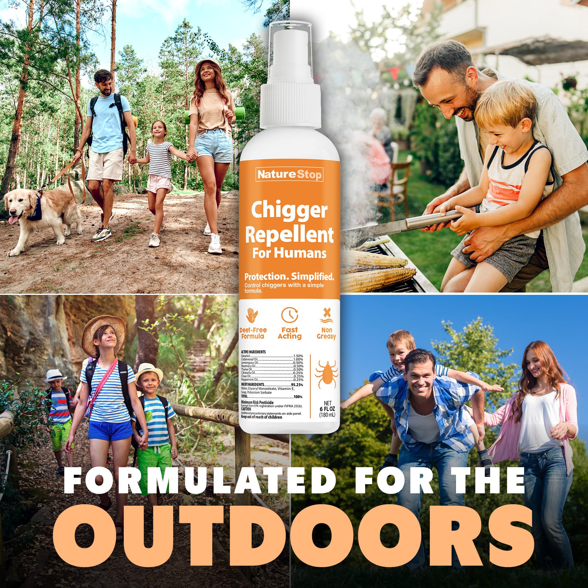 NatureStop lightweight formula ideal for everyday yard and garden outdoor protection.