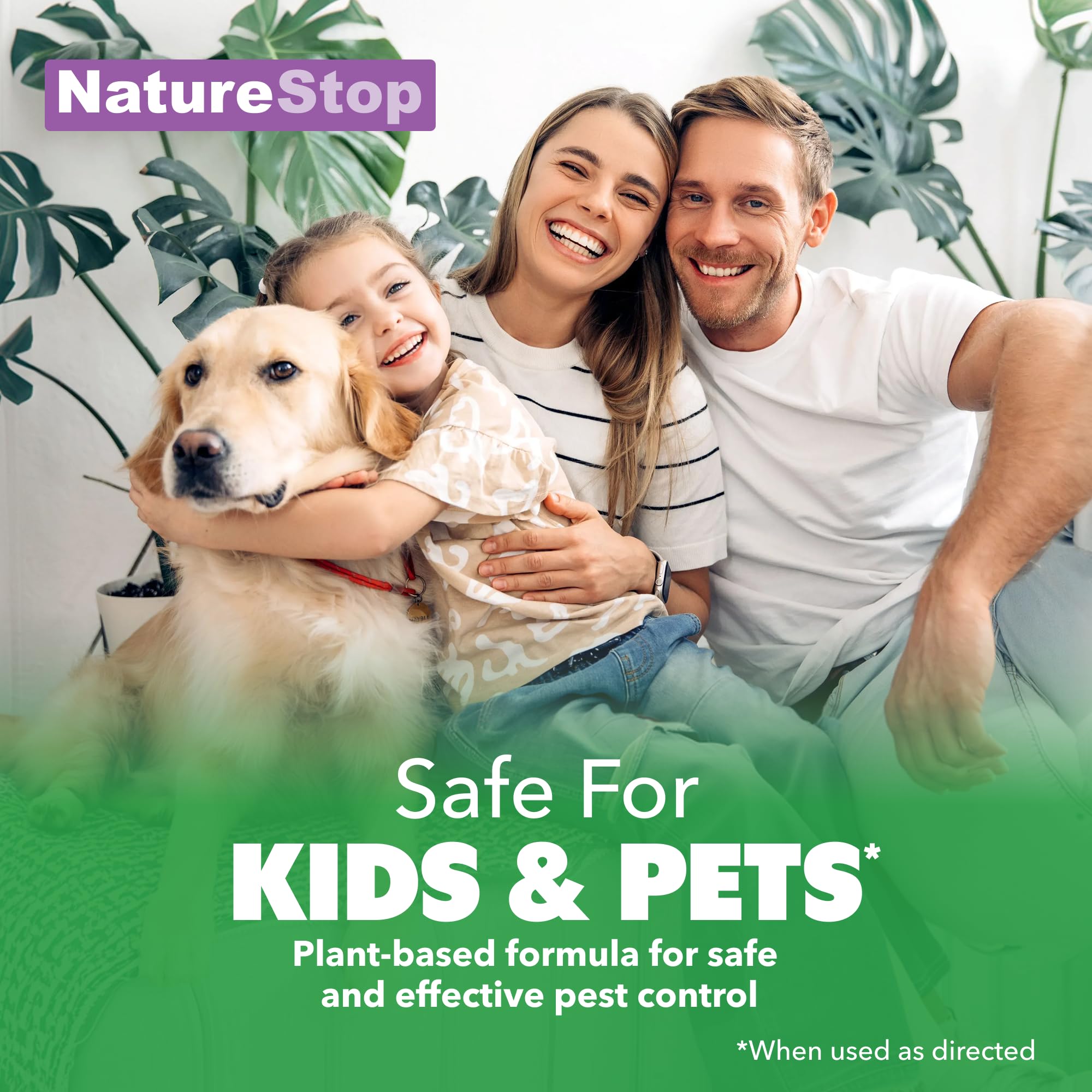 NatureStop deterrent bottle applied on rails and roofs to reduce bird visits.