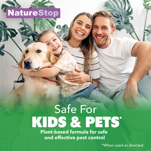 NatureStop deterrent bottle applied on rails and roofs to reduce bird visits.