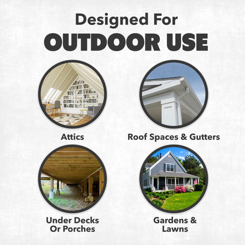 NatureStop Squirrel Repellent Spray used outdoors for ongoing yard deterrence.