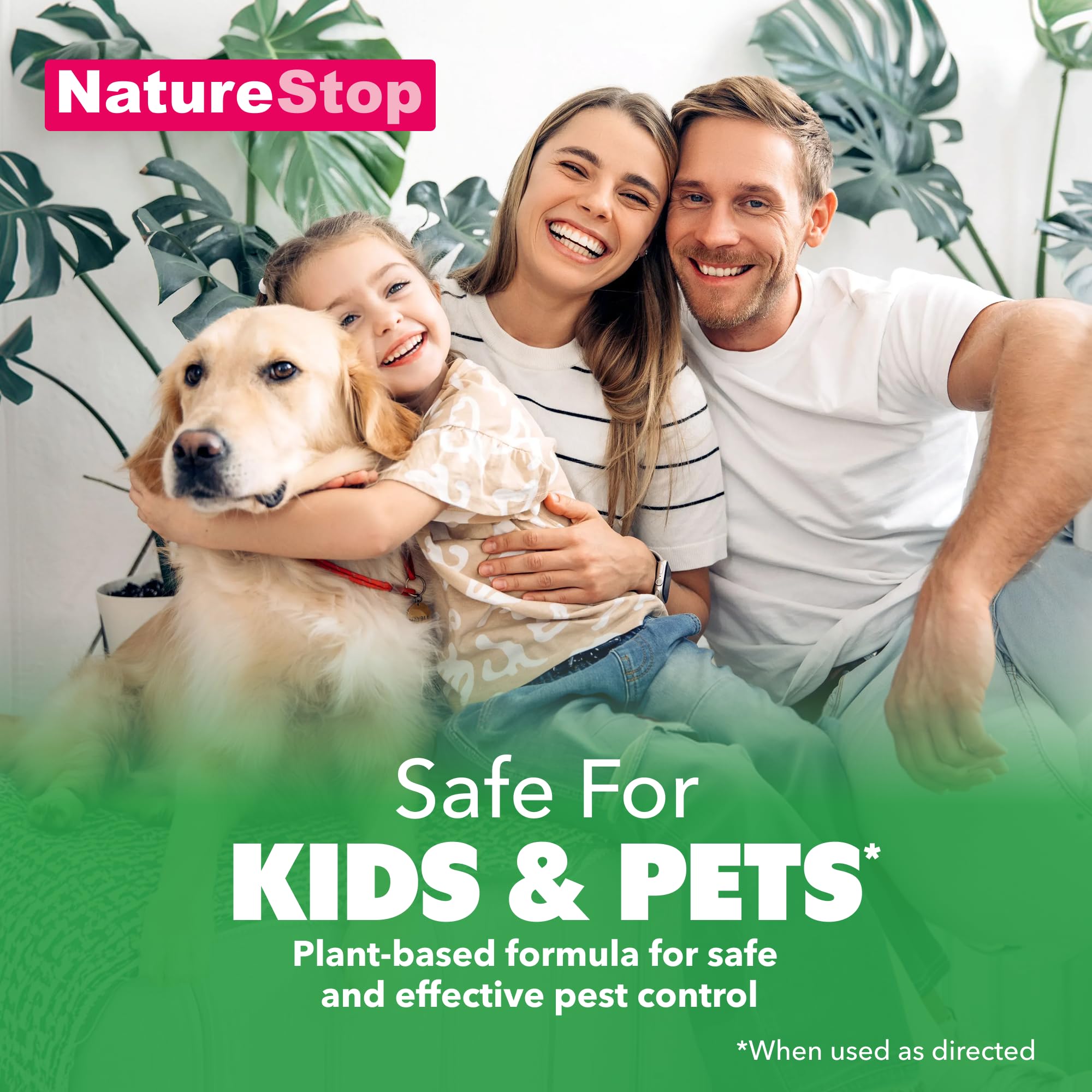 NatureStop trash bin area spray use to reduce nuisance near waste