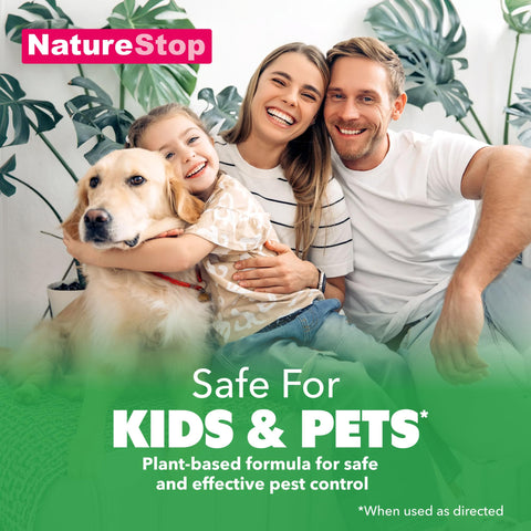 NatureStop trash bin area spray use to reduce nuisance near waste