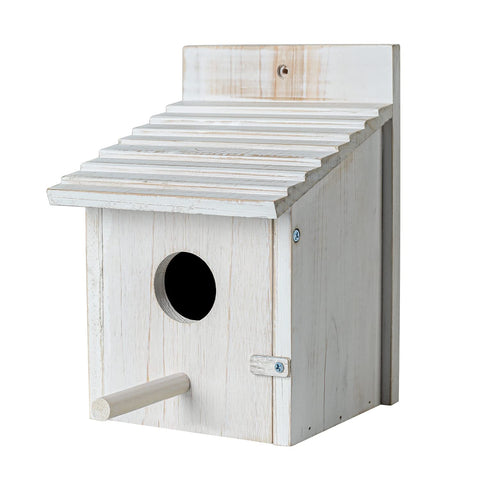 NATUREYLWL bird house outdoor perch for resting and feeding small birds.