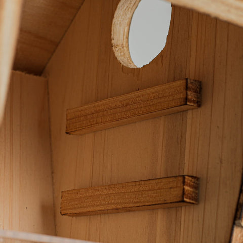 NATUREYLWL sturdy wooden design supports long-lasting outdoor use.
