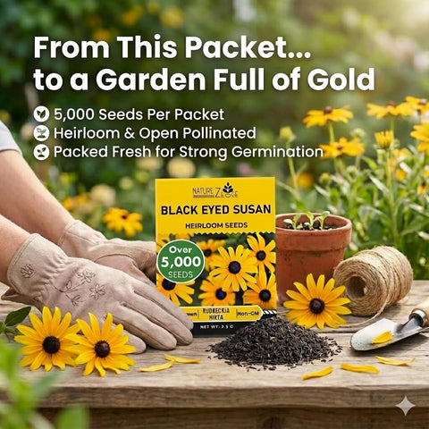 Close-up of NatureZ Edge black-eyed Susan blooms showing vibrant petals