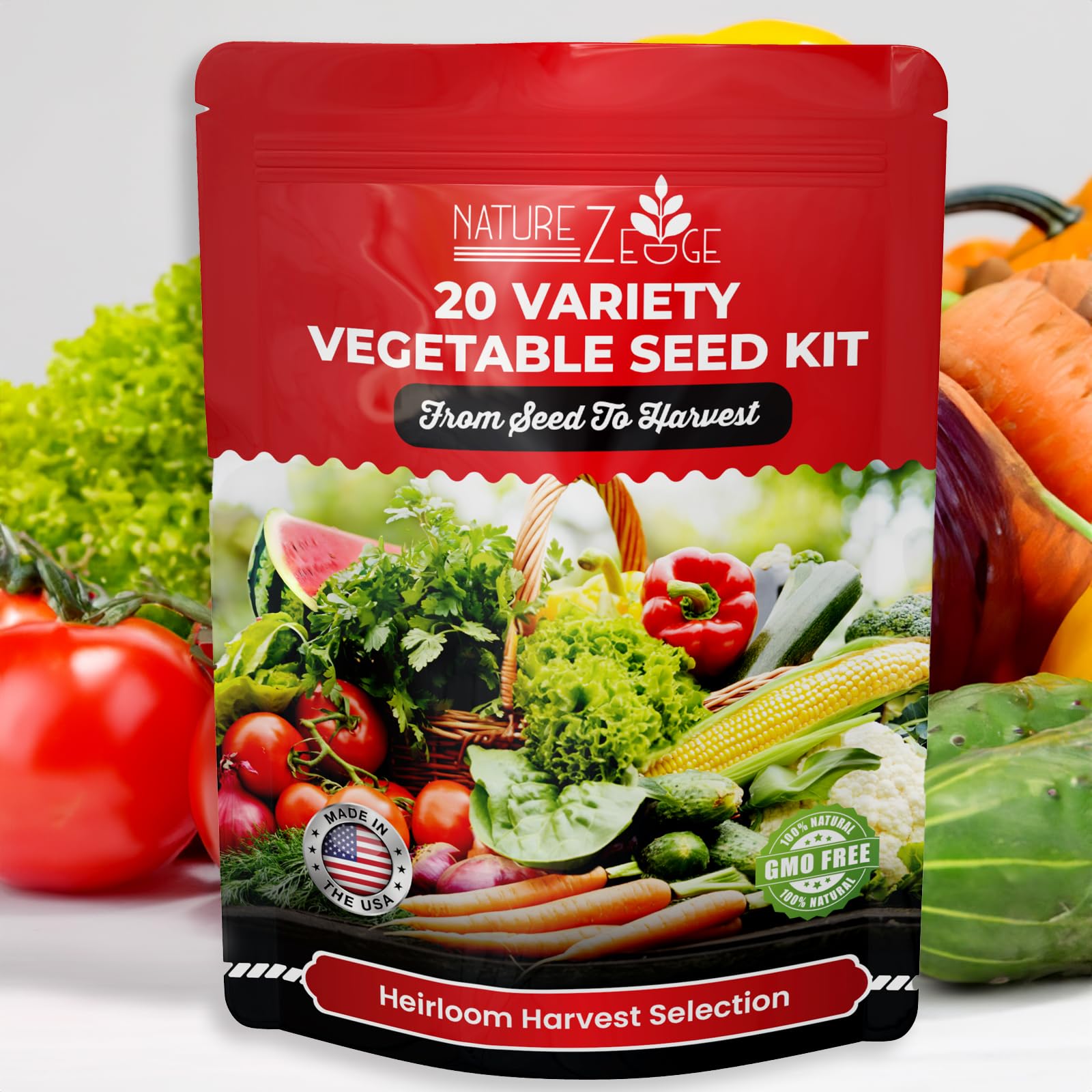 NatureZ Edge harvest-ready seeds ready to plant and grow in your garden.