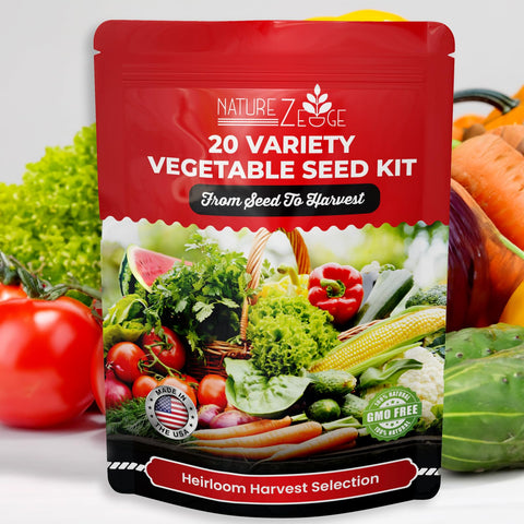 NatureZ Edge harvest-ready seeds ready to plant and grow in your garden.