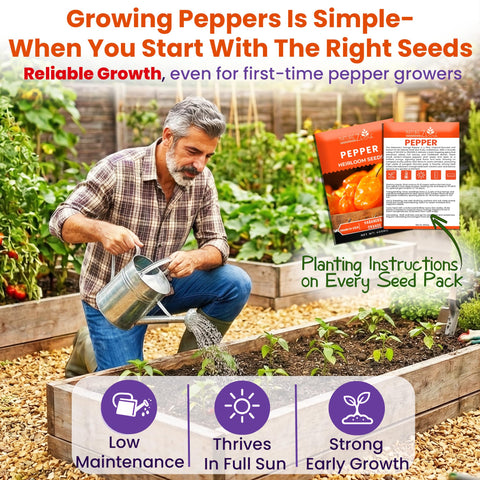 NatureZ Edge jalapeno seeds ideal for crowd-pleasing snacks and salsas