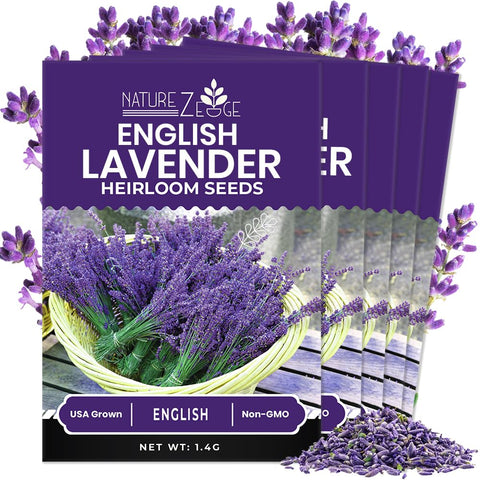 NatureZ Edge lavender seeds pack ready for home planting with high germination potential.