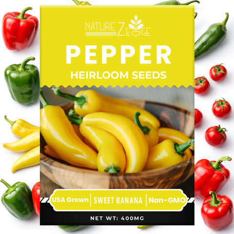 NatureZ Edge Pepperoncini seeds ideal for marinating and snacking with gentle heat.