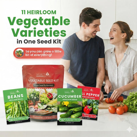 NatureZ Edge seed packets with heritage varieties for reliable planting