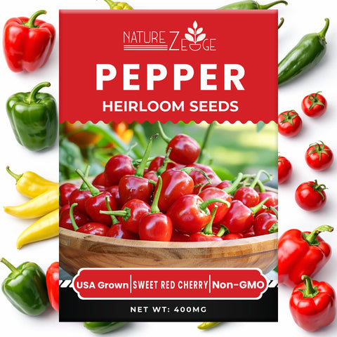NatureZ Edge Sweet Banana pepper seeds for mild, versatile peppers perfect for salads.