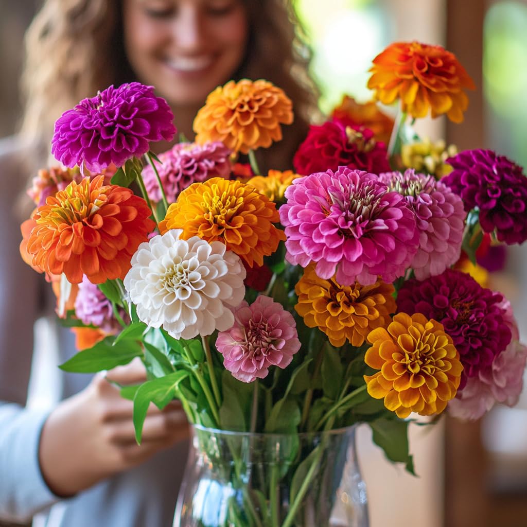 NatureZ Edge zinnia seeds non GMO and USA made for trusted quality