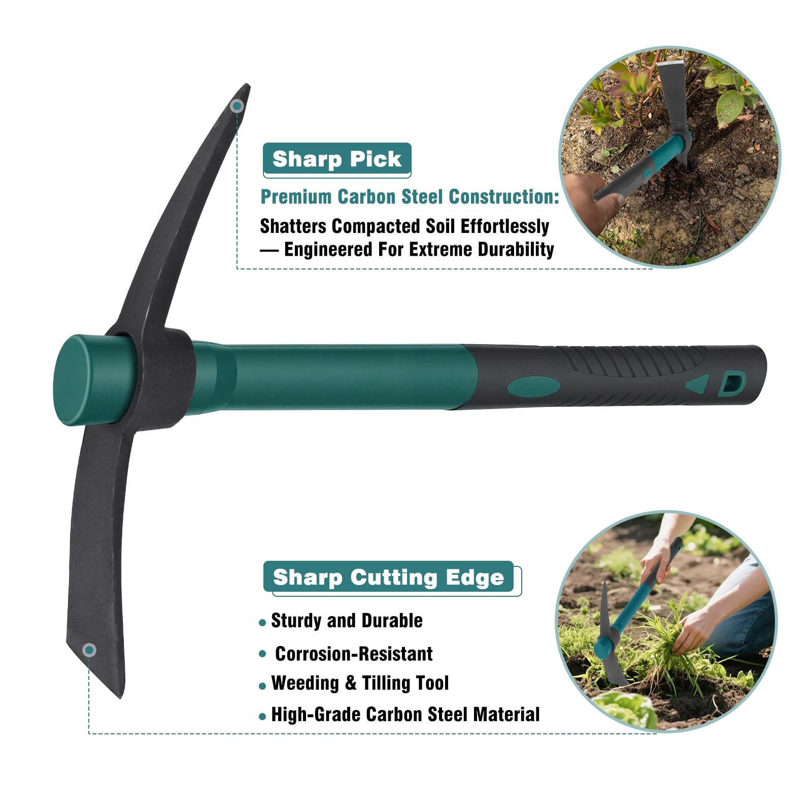 NAUKII carbon steel construction offers sturdiness and long service life.