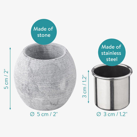 Navaris elegant sauna accessory complements any home spa setup.