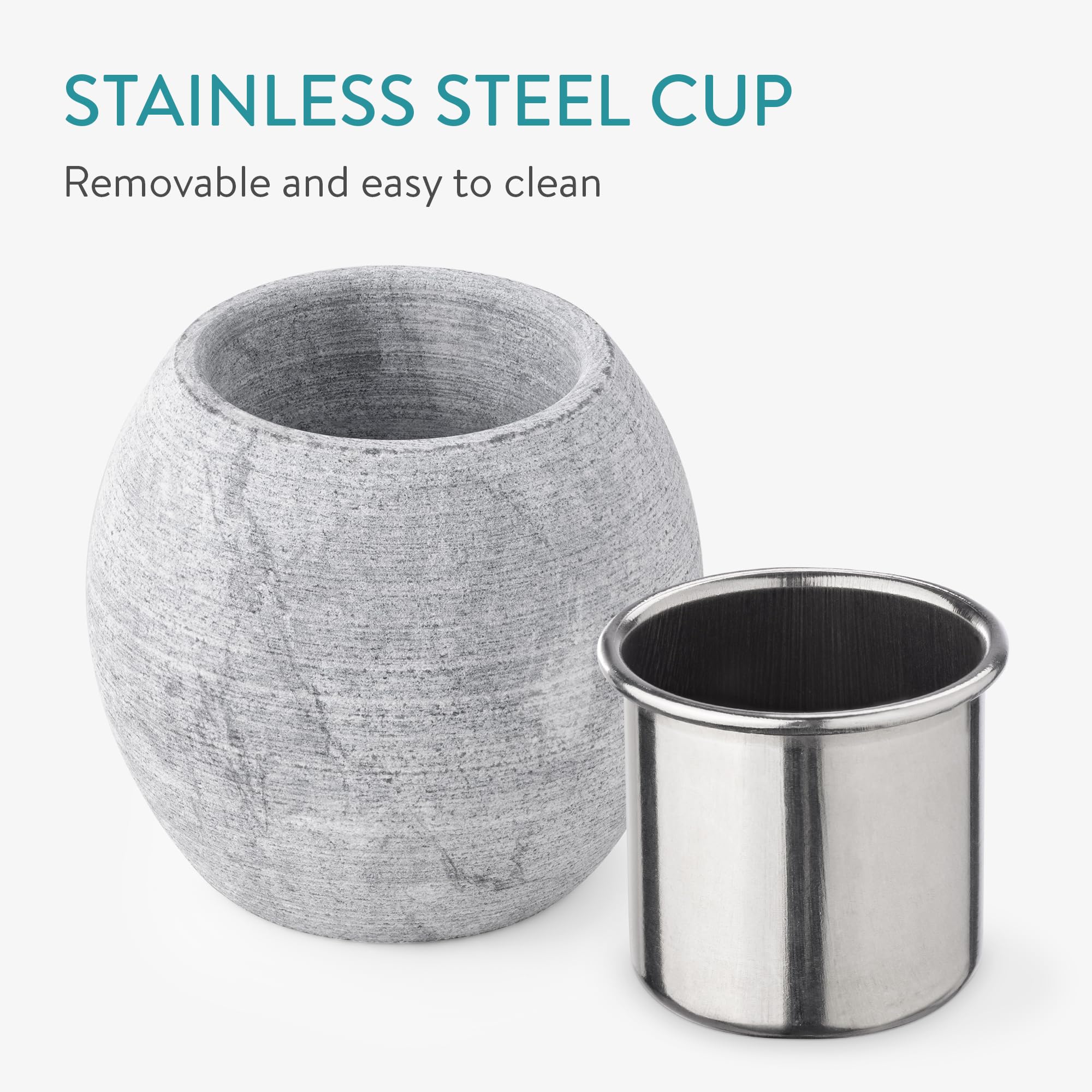 Navaris essential oil holder bowl makes aromatherapy quick and simple.