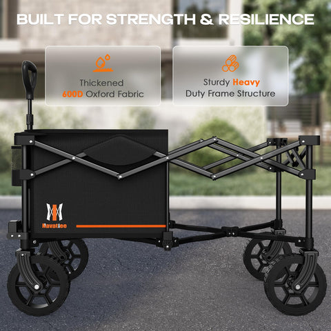 Navatiee wagon folded profile shows compact storage height.