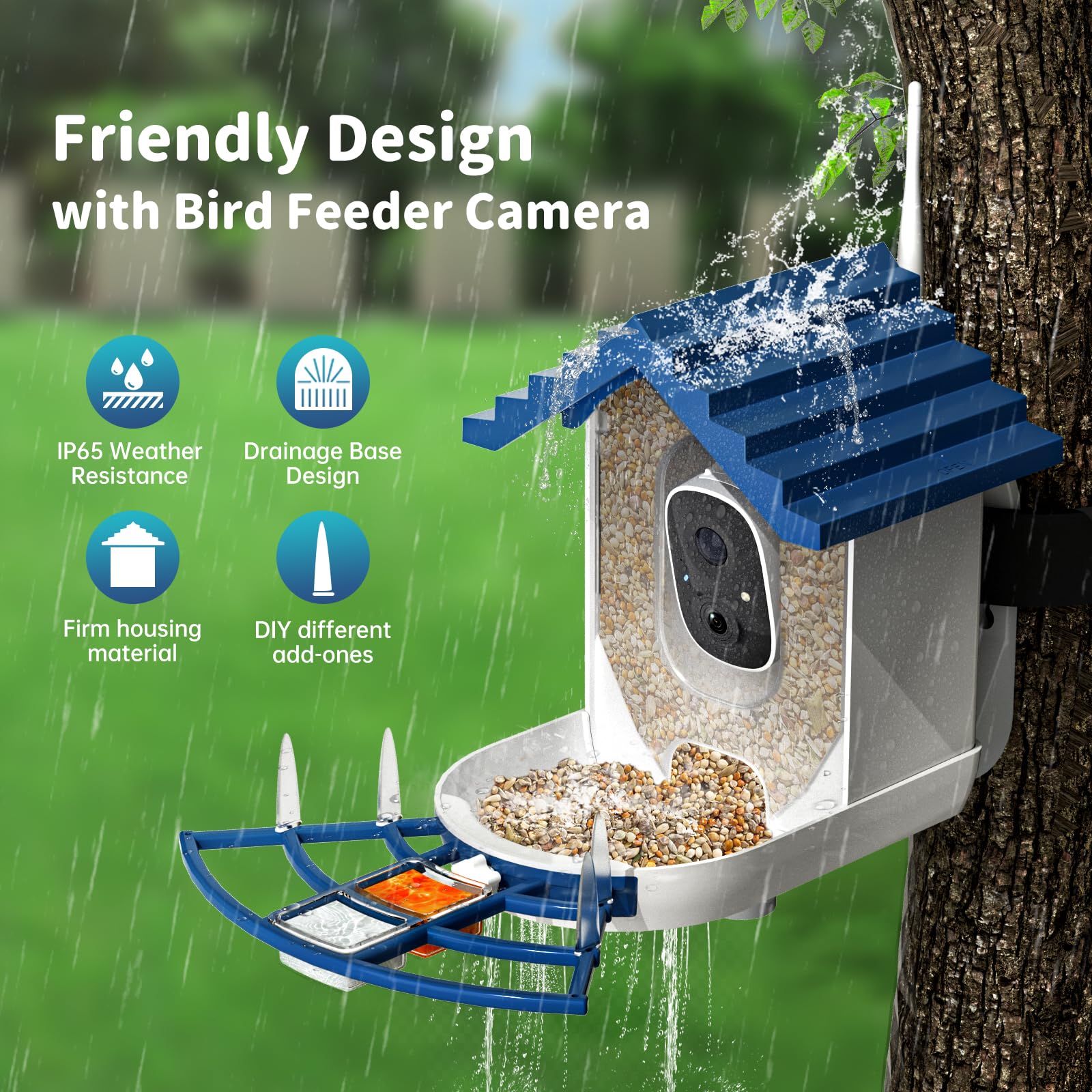 NAVFS 2.4G WiFi with boost antenna delivers a stable live feed.