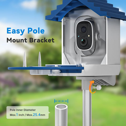 NAVFS solar-ready bracket demonstrates panel compatibility for extended camera uptime.