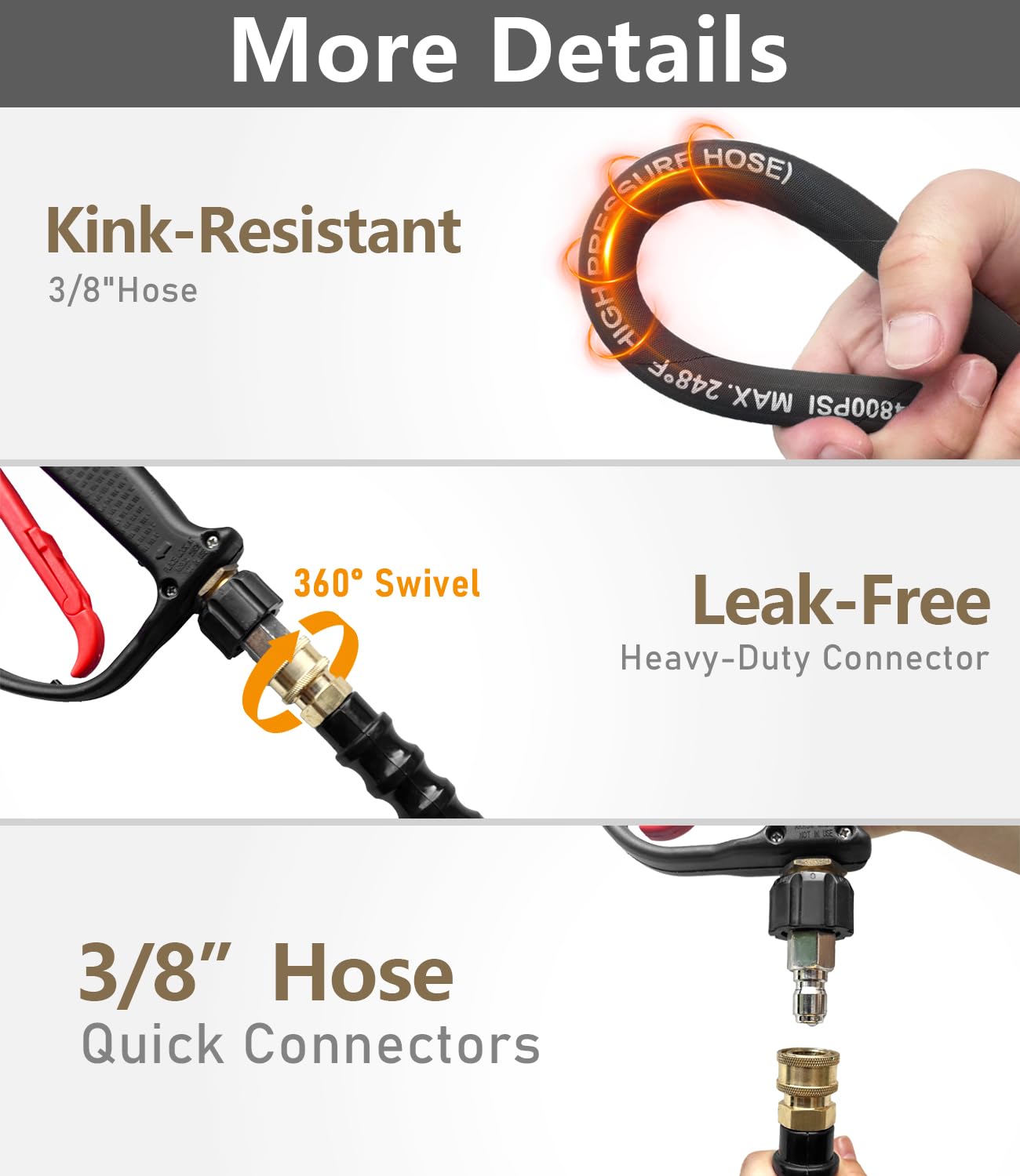 NAVOHEVEN 360 swivel connector prevents tangles