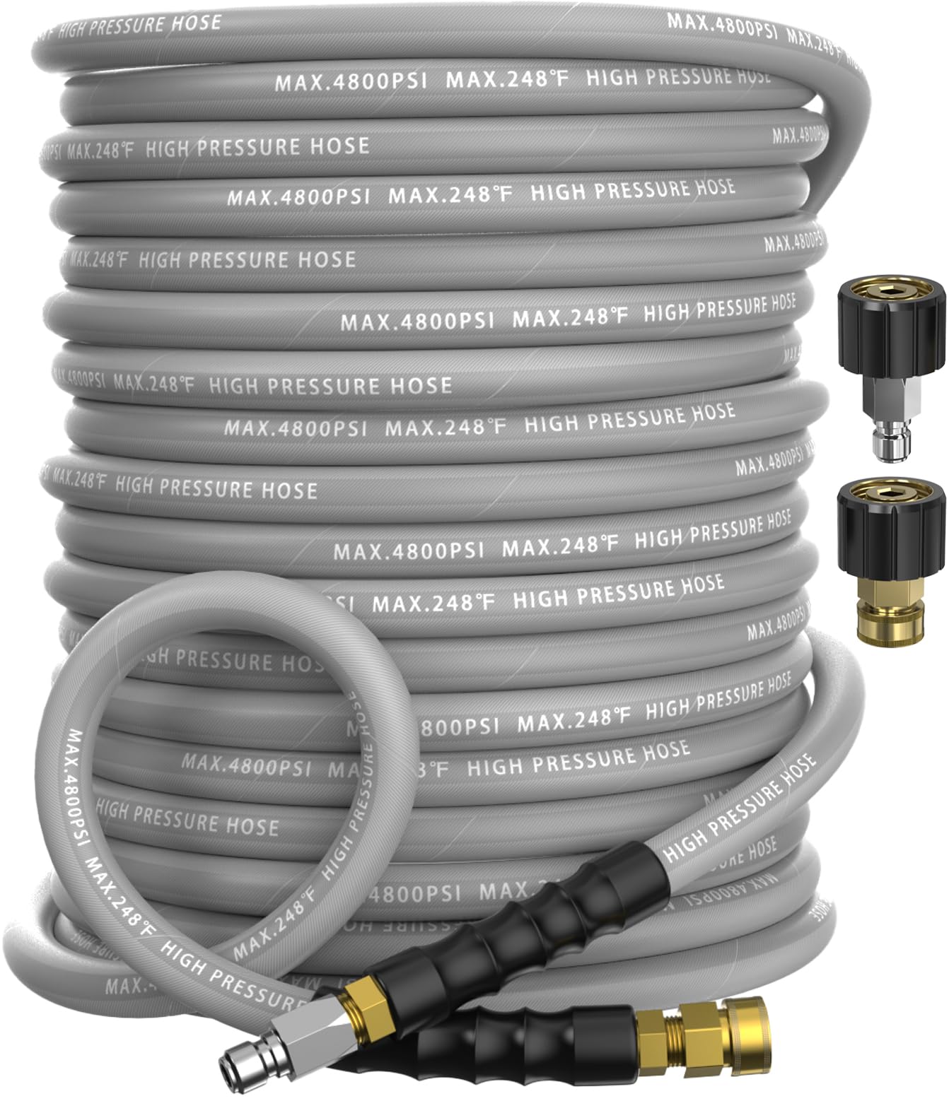 NAVOHEVEN 360° swivel quick-connect enables tangle-free setup and effortless spray changes.