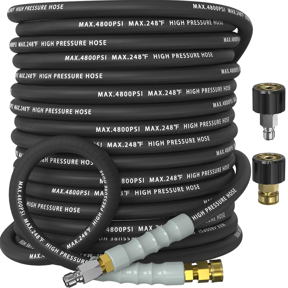 NAVOHEVEN 50ft hose with steel-braided durability