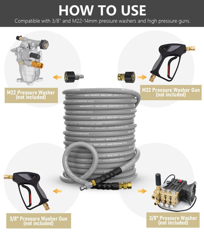 NAVOHEVEN fits major brands with 3/8-inch connectors.