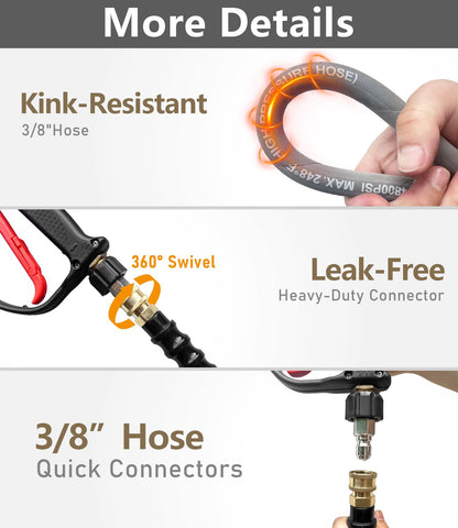 NAVOHEVEN flexible braid design reduces kinks during cleaning.